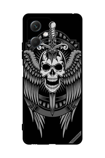 Covernex غطاء حماية لهاتف شاومي ريدمي نوت 12 - جمجمة وأجنحة نسر