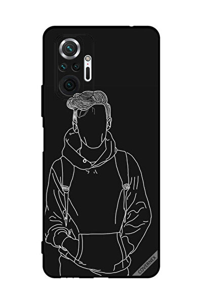 Covernex غطاء حماية لهاتف شاومي ريدمي نوت 10 برو، رسم جاكيت بوي