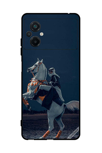 Covernex غطاء حماية لهاتف شاومي بوكو M5 4G، شاب على حصان