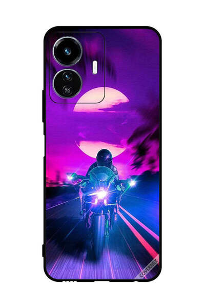 Covernex Protective Case Cover For vivo Y77 Man On Bike Wallpaper