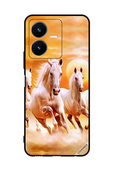 Covernex غطاء حماية لهاتف Vivo Y22s - خيول تركض