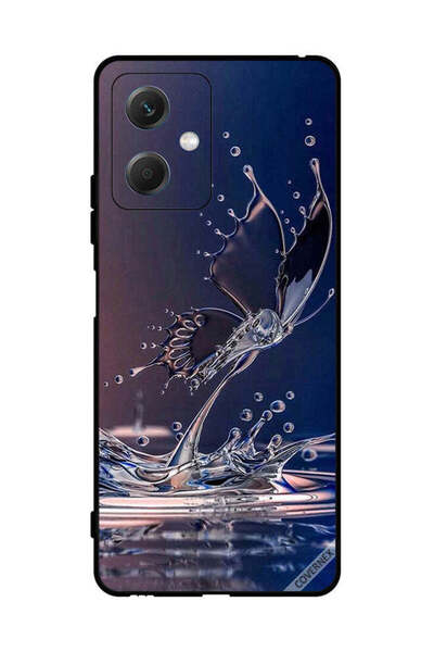 Covernex غطاء حماية لهاتف شاومي ريدمي نوت 12 - قطرات الماء - فراشة