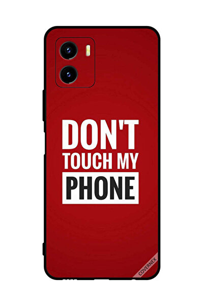 Covernex غطاء حماية لهاتف فيفو Y15s - لا تلمس هاتفي - غامق