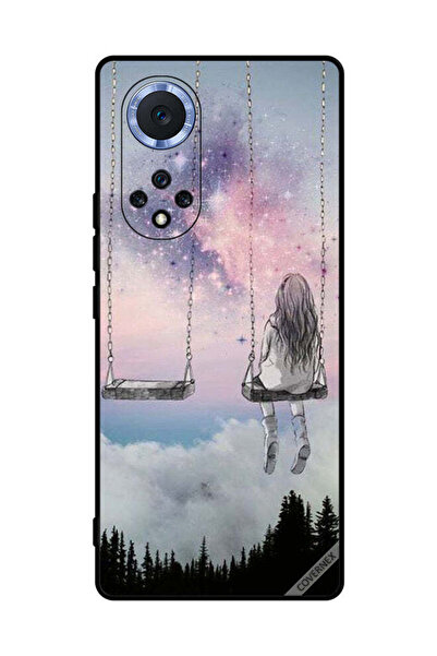 Covernex غطاء حماية لهاتف Honor 50 Pro - رسم فتاة وحيدة