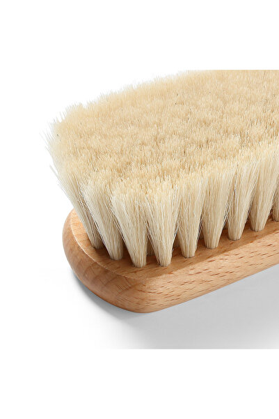 Babyono Natural hair brush, wooden, cream, 16 cm