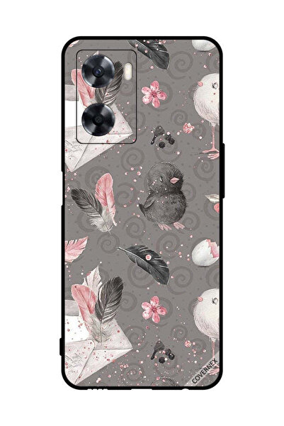 Covernex غطاء حماية لهاتف Oppo A77s - ريش وفراخ