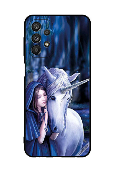 Covernex غطاء حماية لهاتف سامسونج جالاكسي A23 5G فتاة تحب وحيد القرن