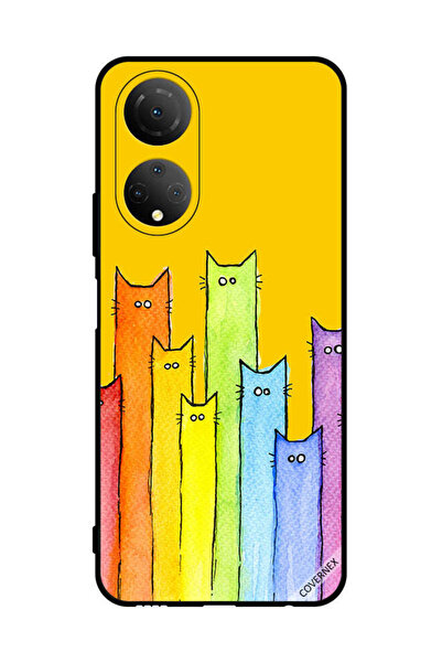 Covernex Protective Case Cover For Honor X7 Cat Puppet Art