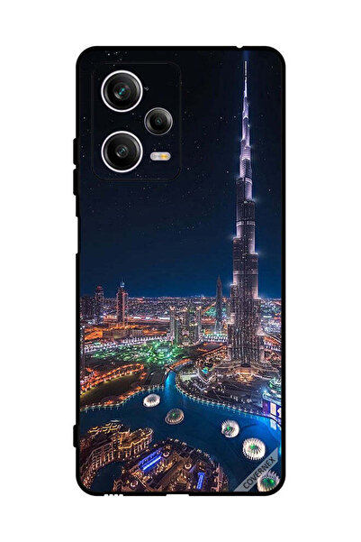 Covernex غطاء حماية لهاتف شاومي ريدمي نوت 12 برو منظر ليلي لوسط المدينة