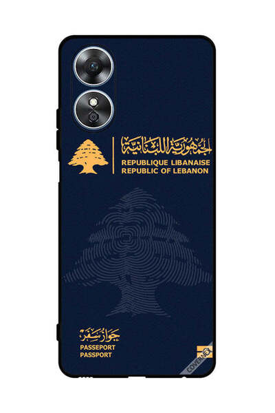 Covernex غطاء حماية لهاتف Oppo A17 جواز سفر لبناني