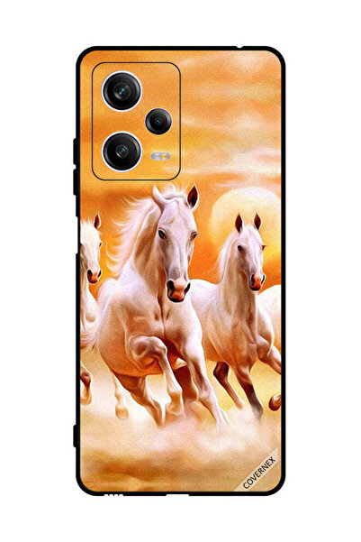 Covernex غطاء حماية لهاتف شاومي ريدمي نوت 12 برو - خيول تركض
