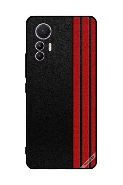 Covernex غطاء حماية لهاتف شاومي 12 لايت بثلاثة خطوط عمودية على الجانب