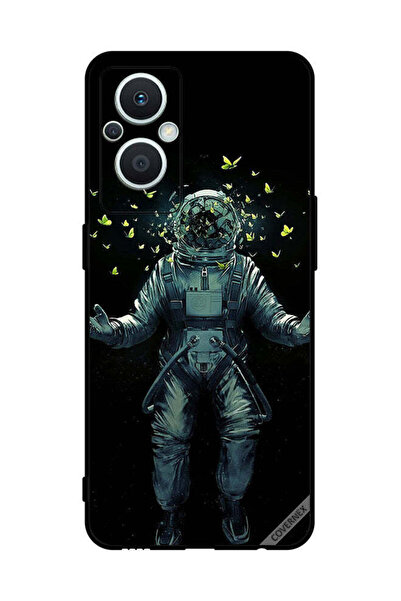 Covernex غطاء حماية لهاتف Oppo Reno 7 Lite - رائد فضاء وفراشات