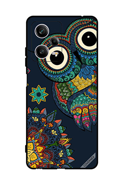 Covernex غطاء حماية لهاتف شاومي ريدمي نوت 12 برو بتصميم بومة زهرية