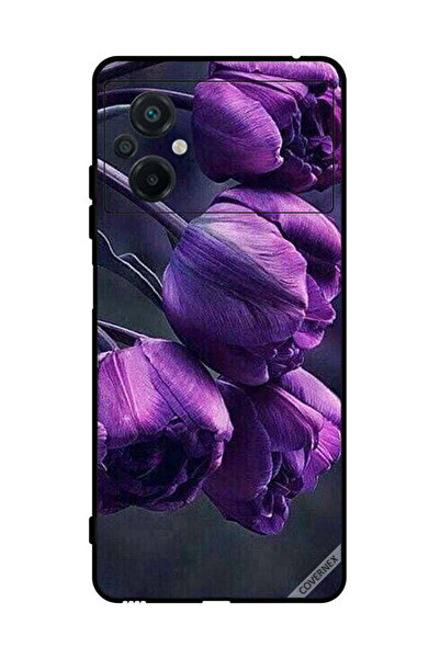Covernex غطاء حماية لهاتف شاومي بوكو M5 4G - زهور داكنة