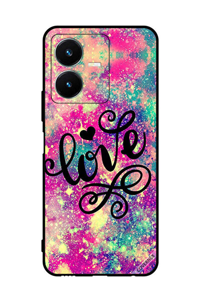 Covernex غطاء حماية لهاتف فيفو Y22 مع خلفية لوف سباركس