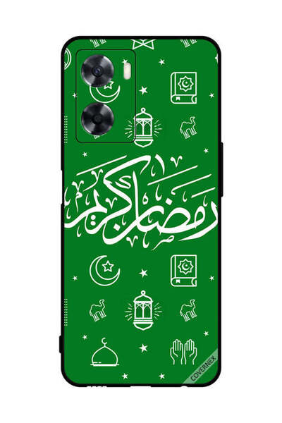 Covernex غطاء حماية لهاتف Oppo A77 4G رمضان كريم أخضر