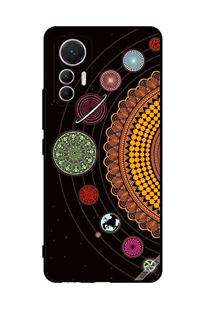 Covernex غطاء حماية لهاتف شاومي 12 لايت - أشكال ماندالا الفضائية