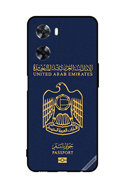 Covernex غطاء حماية لهاتف Oppo A77s بنمط جواز سفر الإمارات العربية المتحدة