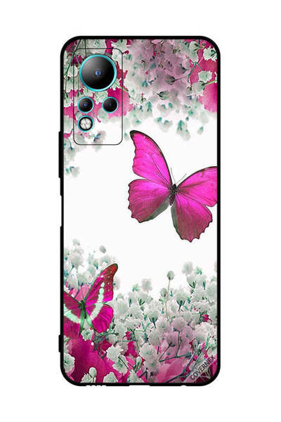 Covernex غطاء حماية لهاتف إنفينيكس نوت 11 - فراشات وزهور