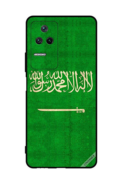 Covernex غطاء حماية لهاتف شاومي بوكو F4 5G بعلم المملكة العربية السعودية العتيق