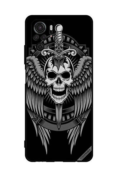 Covernex غطاء حماية لهاتف شاومي ريدمي نوت 10 إس 4 جي جمجمة بأجنحة نسر