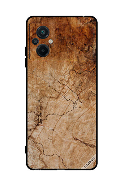 Covernex غطاء حماية لهاتف Xiaomi Poco M5 4G بنمط خشبي عتيق
