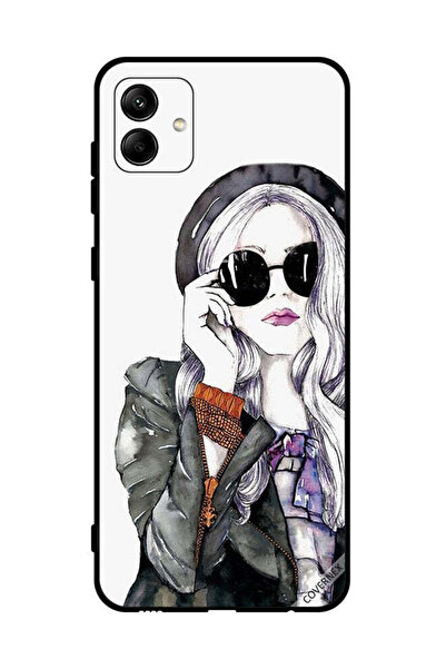 Covernex غطاء حماية لهاتف سامسونج جالاكسي A04 4G بتصميم فتاة أنيقة ولطيفة