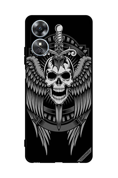 Covernex غطاء حماية لهاتف Oppo A17 - جمجمة وأجنحة نسر