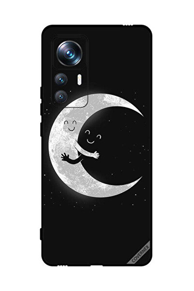 Covernex غطاء حماية لهاتف شاومي 12T برو - عناق القمر والسماء المظلمة