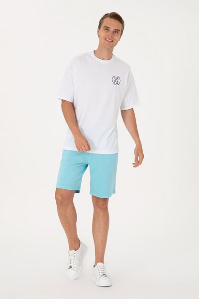 U.S. Polo Assn. Men's Aqua Knitted Shorts 50298037-Vr007