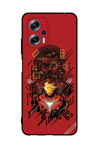 Covernex غطاء حماية لهاتف شاومي ريدمي نوت 11T برو، رسم الرجل الحديدي