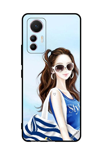 Covernex غطاء حماية لهاتف شاومي 12 لايت بتصميم قميص