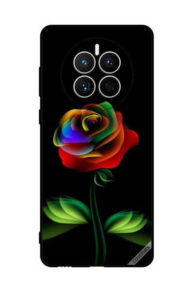 Covernex غطاء حماية لهاتف هواوي ميت 50 - لون وردي قوس قزح