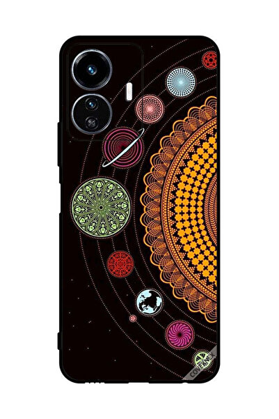 Covernex غطاء حماية لهاتف vivo Y77e - فن ماندالا للنظام الشمسي