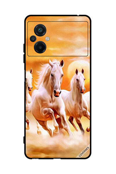 Covernex Protective Case Cover For Xiaomi Poco M5 4G Horses Running