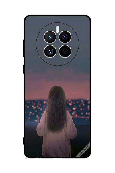 Covernex غطاء حماية لهاتف هواوي ميت 50 إي، فتاة واقفة بمظهر لطيف