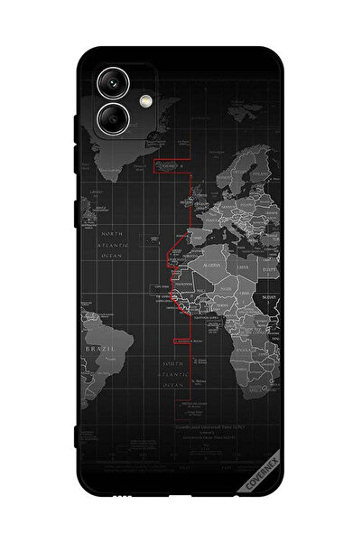 Covernex Protective Case Cover For Samsung Galaxy A04 4G World Map