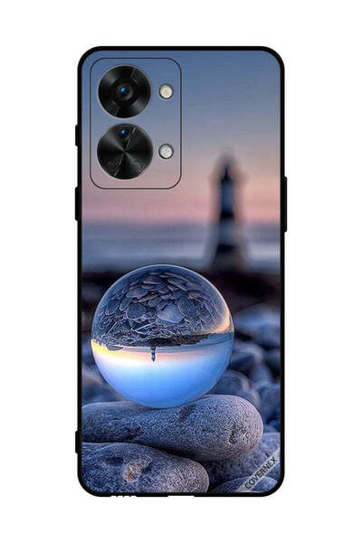 Covernex غطاء حماية لهاتف OnePlus NORD 2T، تصوير الطبيعة في زجاج دائري