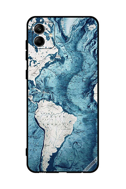 Covernex غطاء حماية لهاتف سامسونج جالاكسي A04 4G برسومات خريطة فنية