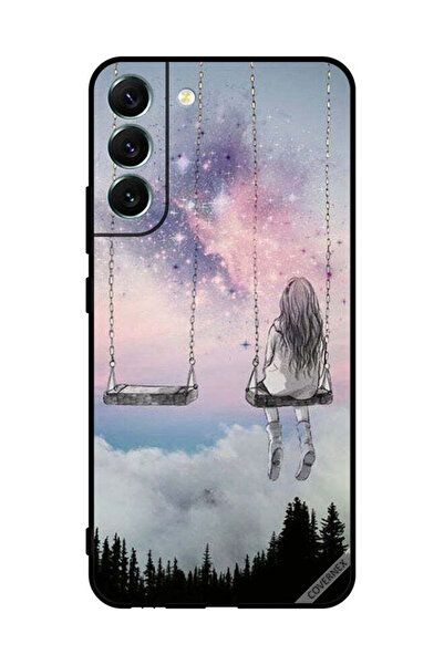 Covernex غطاء حماية لهاتف سامسونج S22+ 5G، رسم فتاة وحيدة