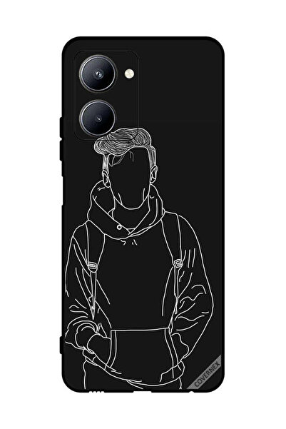 Covernex غطاء حماية لهاتف Realme C33 رسم جاكيت بوي