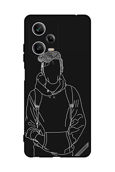 Covernex غطاء حماية لهاتف شاومي ريدمي نوت 12 برو رسم جاكيت بوي