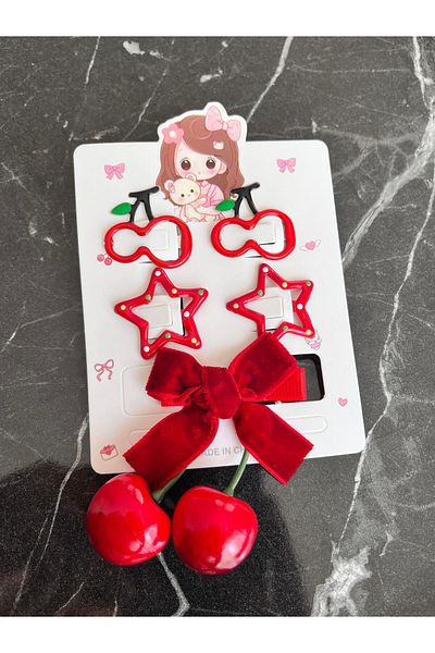 EMKSHOP Cherry Figure Buckle Set