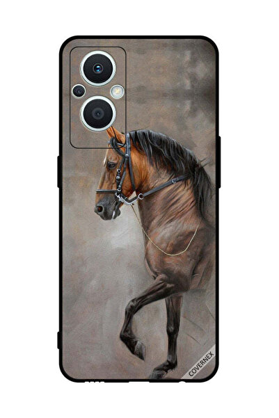 Covernex غطاء حماية لهاتف Oppo Reno 7 Lite صورة حصان عتيقة