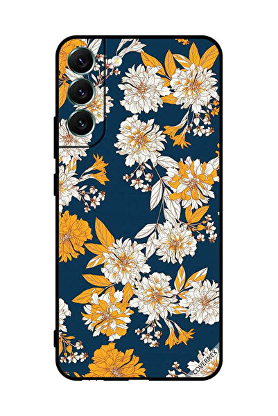 Covernex غطاء حماية لهاتف سامسونج S22+ 5G بخلفية زهور وأوراق