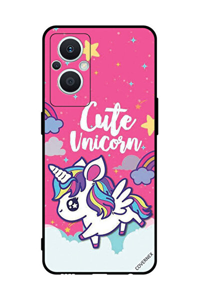 Covernex غطاء حماية لهاتف Oppo Reno 7 Lite بتصميم وحيد القرن اللطيف