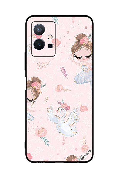 Covernex غطاء حماية لهاتف فيفو T1 5G - فتاة دوللي وزهور