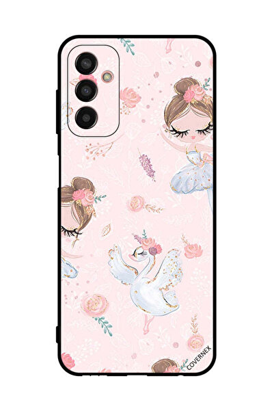Covernex غطاء حماية لهاتف سامسونج جالاكسي M13 - فتاة دوللي وزهور