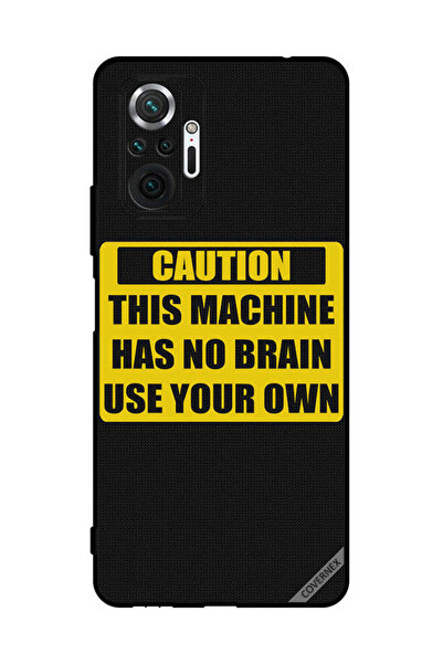 Covernex غطاء حماية لهاتف شاومي ريدمي نوت 10 برو تحذير: هذه الآلة ليس لها عقل...